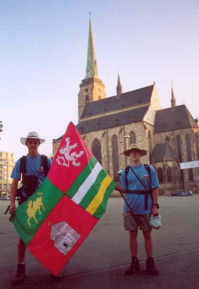 Na počátku cesty - na náměstí Republiky v Plzni